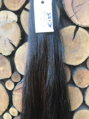 Staartextension natural black 18-2