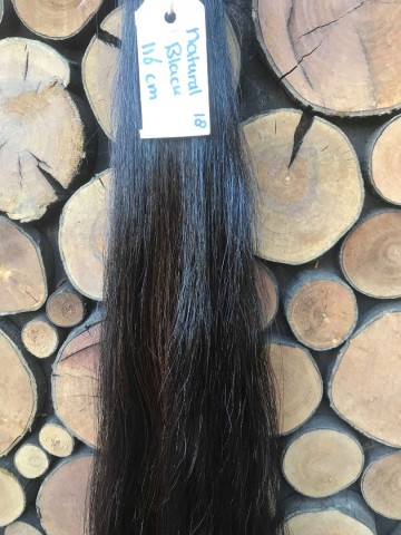 Staartextension natural black 18-3